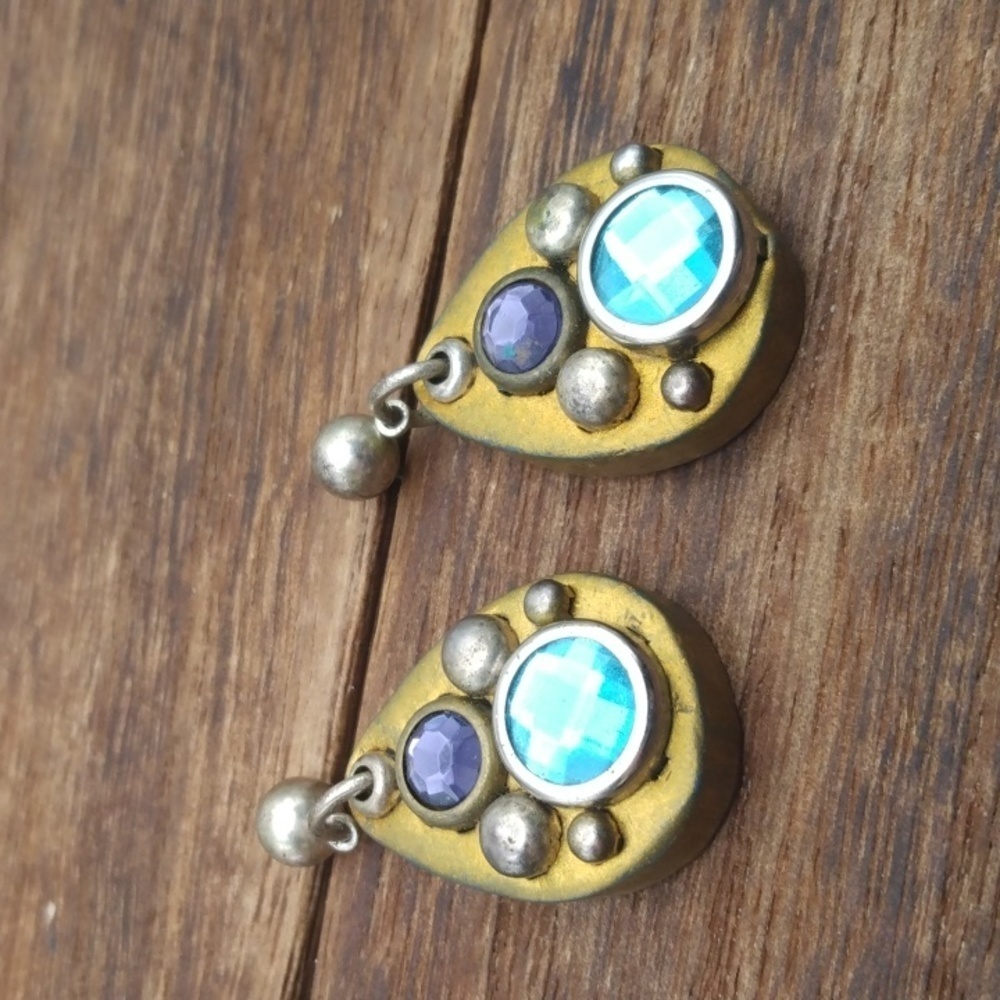Ancient sapphire sky‎ earrings E809